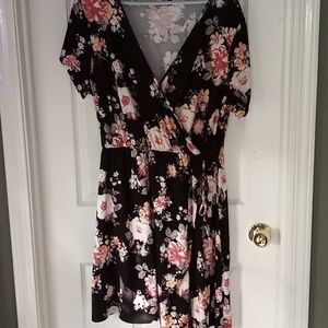 Lovely black wrap dress